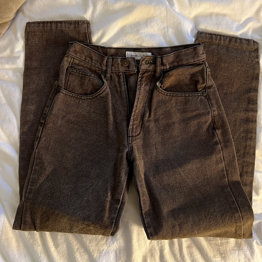 VINTAGE CALVIN KLEIN JEANS - brown